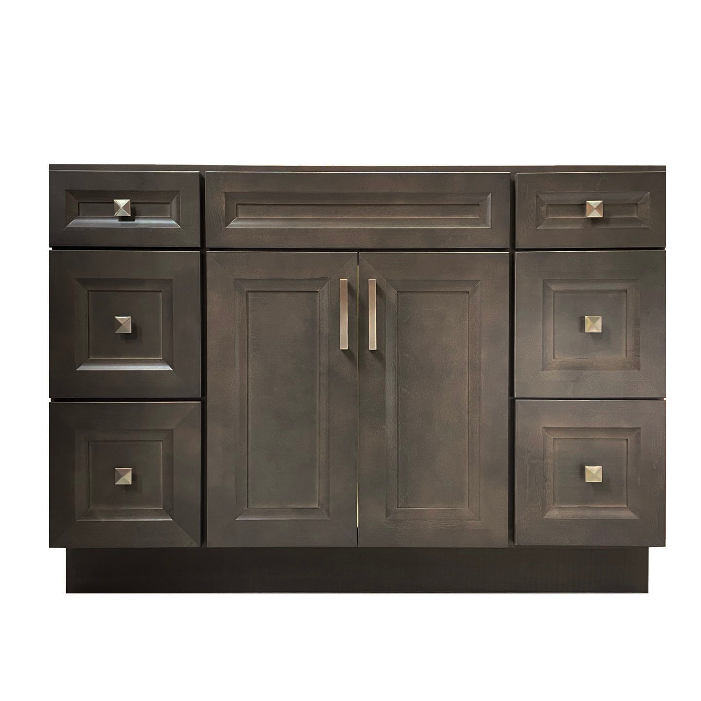 4Modern Slate 48 inch Solid Wood Bathroom Vanity Cabinet Only VSD48 - RenoShop
