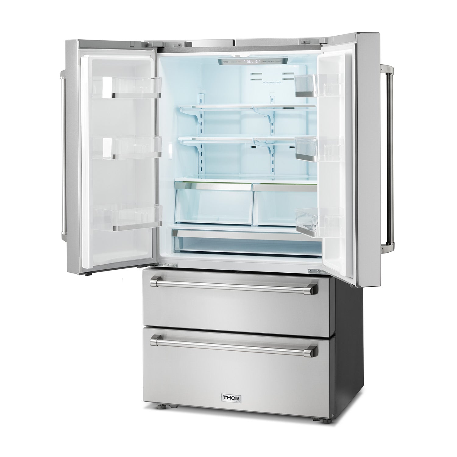 Thor Kitchen Professional 36 Inch French Door Refrigerator with Freezer Drawers TRF3602 Canada - RenoShop