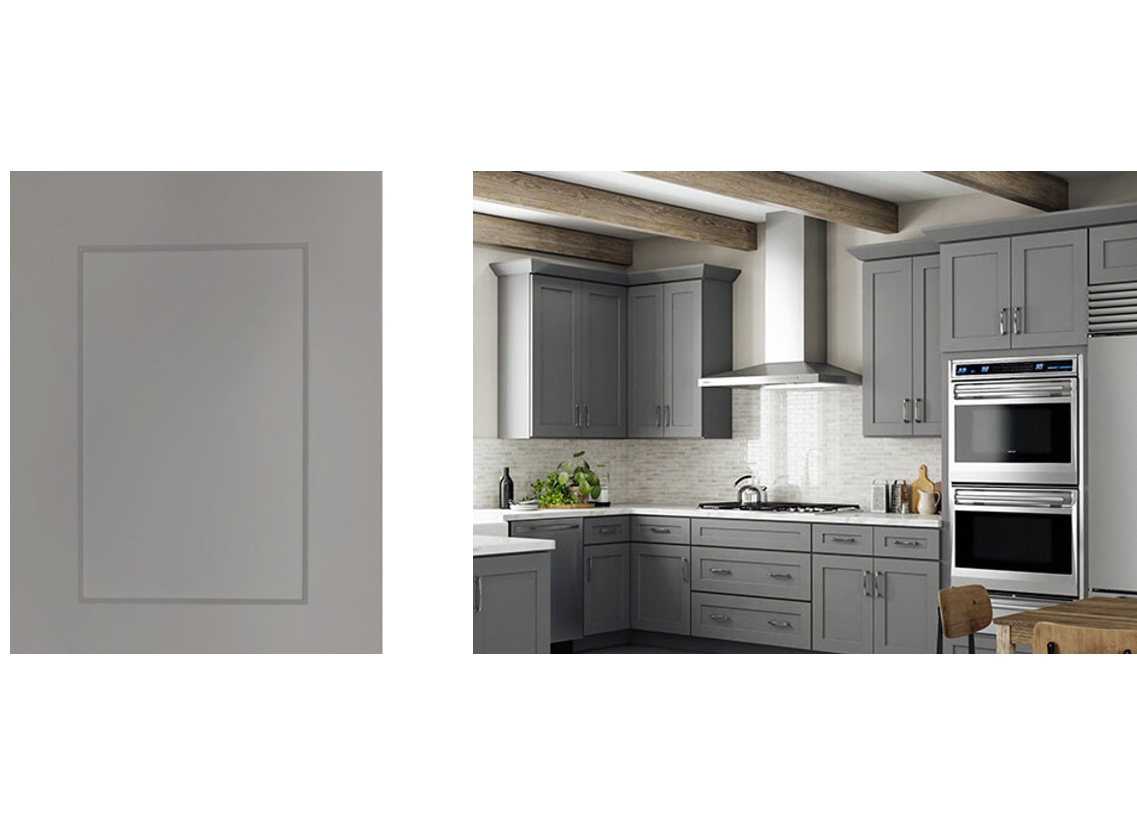 Solid wood - Grey Shaker