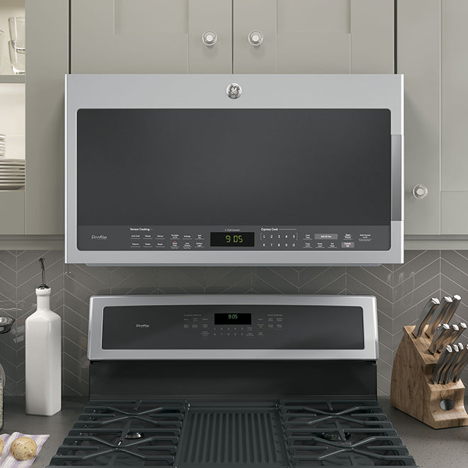 GE Profile 30 Inch Over-The-Range Microwave Oven PVM2188SJC (Open Box)