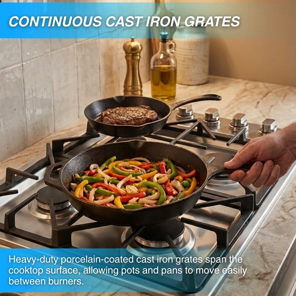 Crown 30 Inch Professional 4 Burner Drop-In Gas Cooktop LGC3001 -  Pickup Price -  Cooktop - Crown