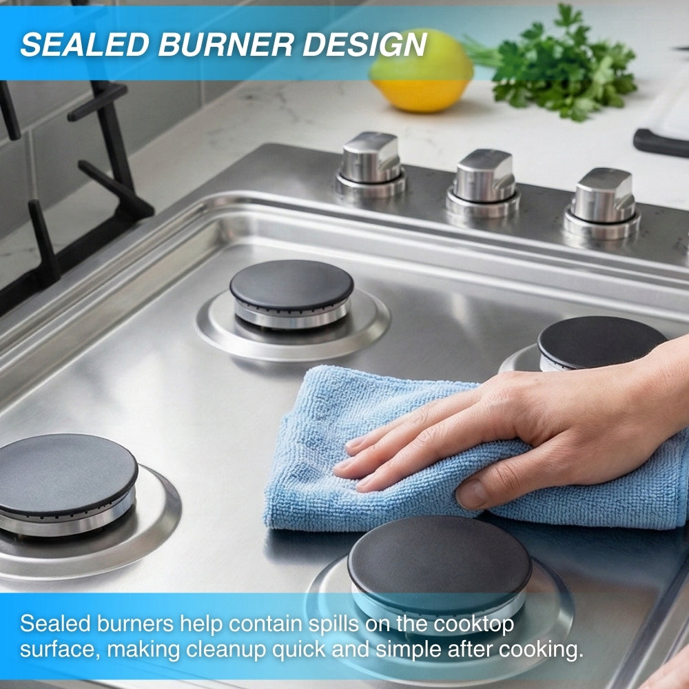 Crown 30 Inch Professional 4 Burner Drop-In Gas Cooktop LGC3001 -  Pickup Price -  Cooktop - Crown