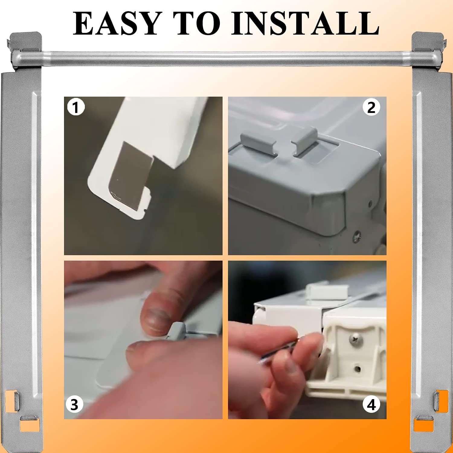 KSTK1 27-inch Laundry Stacking Kit Replacement for LG Washer & Dryer (Chrome)