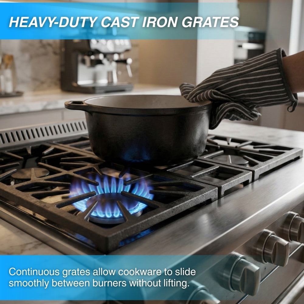 Crown Professional 30 Inch Stainless Steel Dual Fuel Gas Range ARD3001 (Local Pick-up) -  Gas Range - Crown Professional