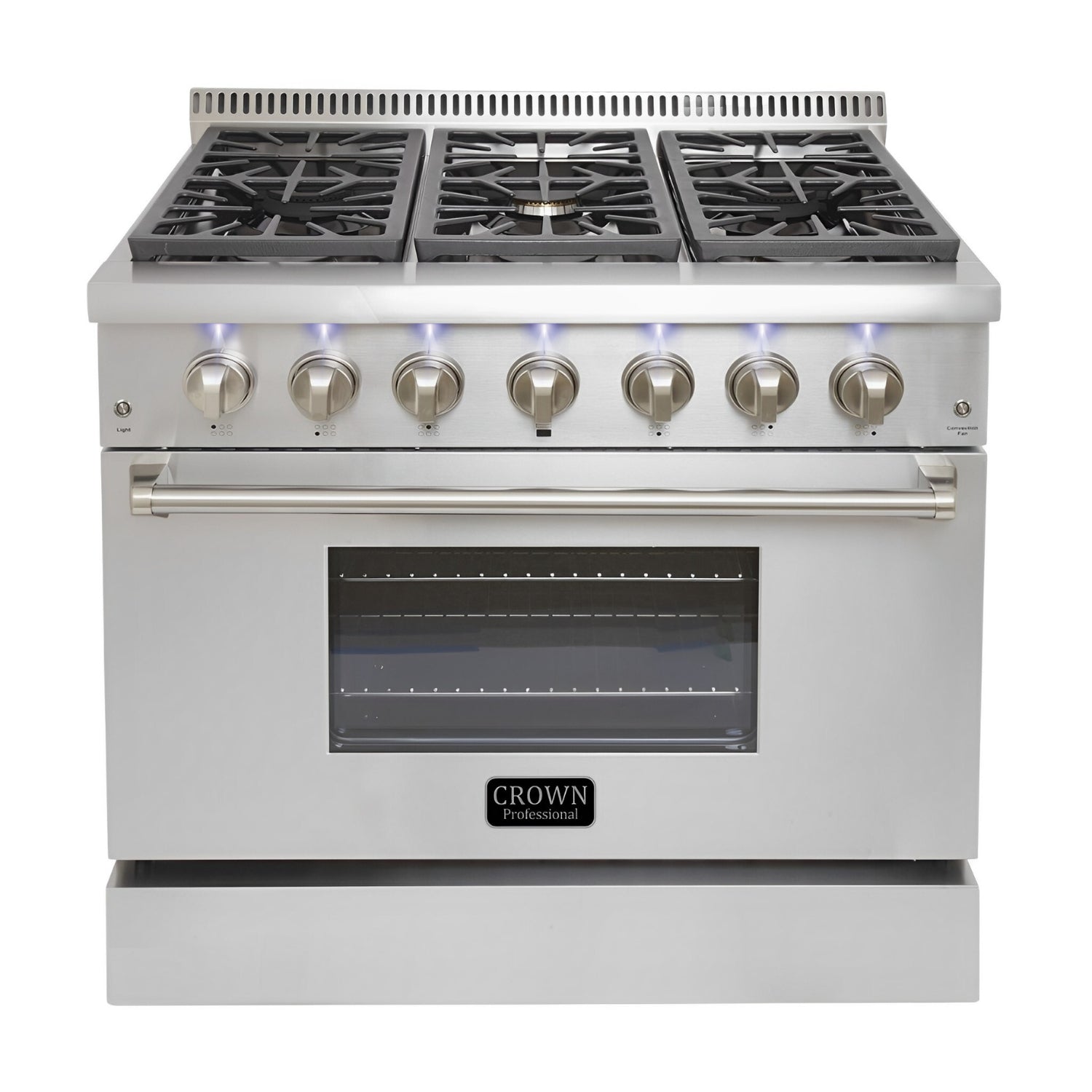 36 Inch Crown Professional Dual Fuel Gas Range Stove ARD3601 Canada - RenoShop