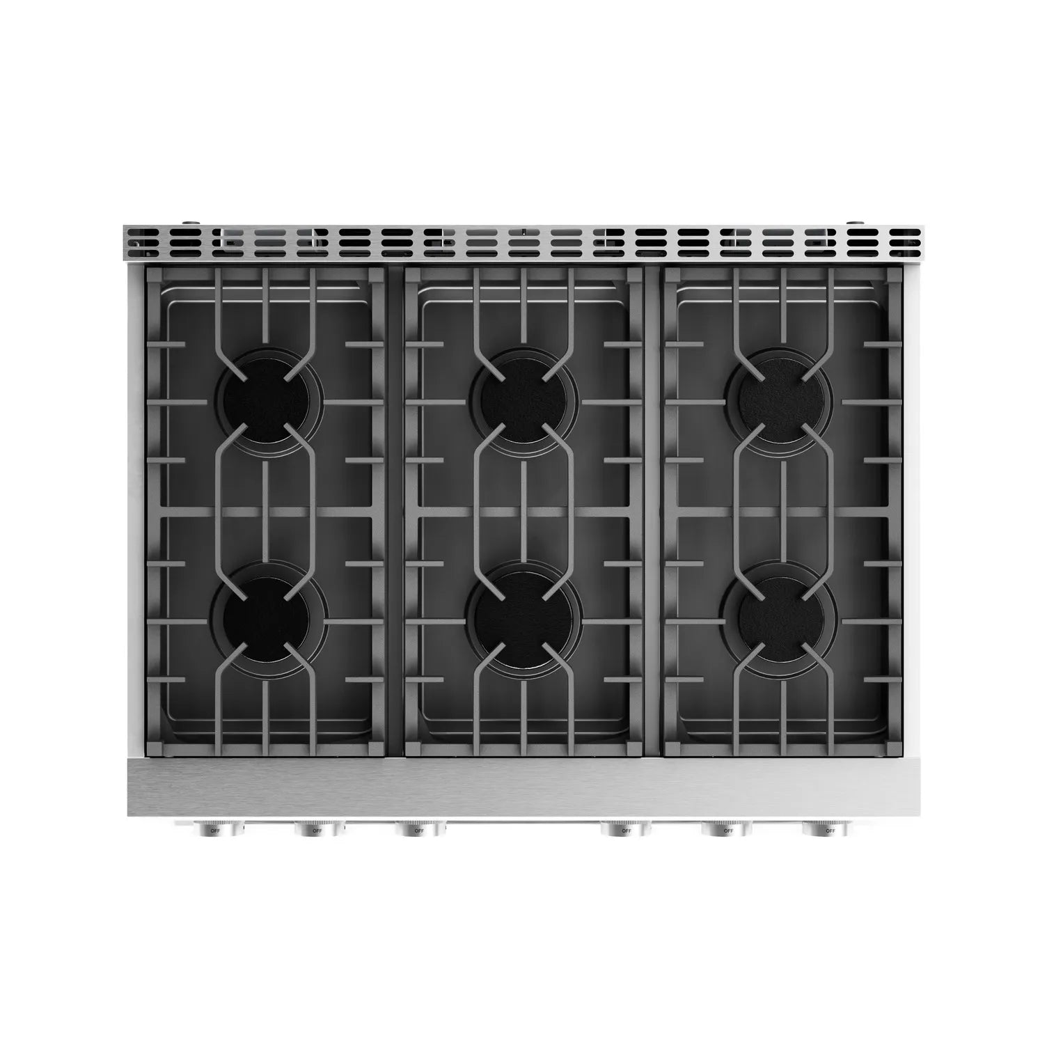 36" Contemporary Professional Gas Range in Stainless Steel ARG36 - RenoShop