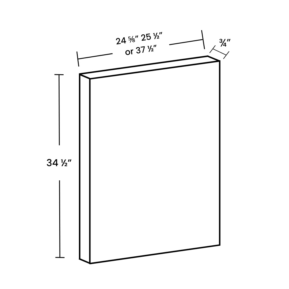 BEP24 Modern Style Bathroom Vanity Base End Panel