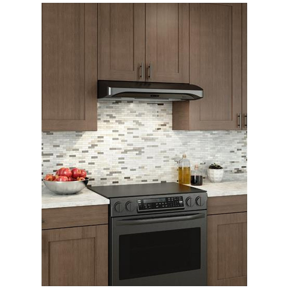 Broan 30 Inch 375 CFM Under Mount Range Hood - BQDD130BLS - Open Box (NEW)