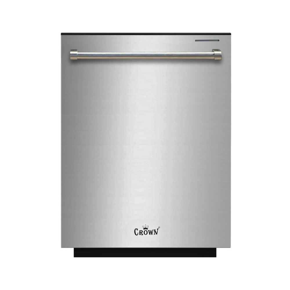 BRTK 30-4 - Pack (Réfrigérateur, Hotte aspirante, Cuisinière à gaz et Lave-vaisselle) Ensemble de cuisine en acier inoxydable