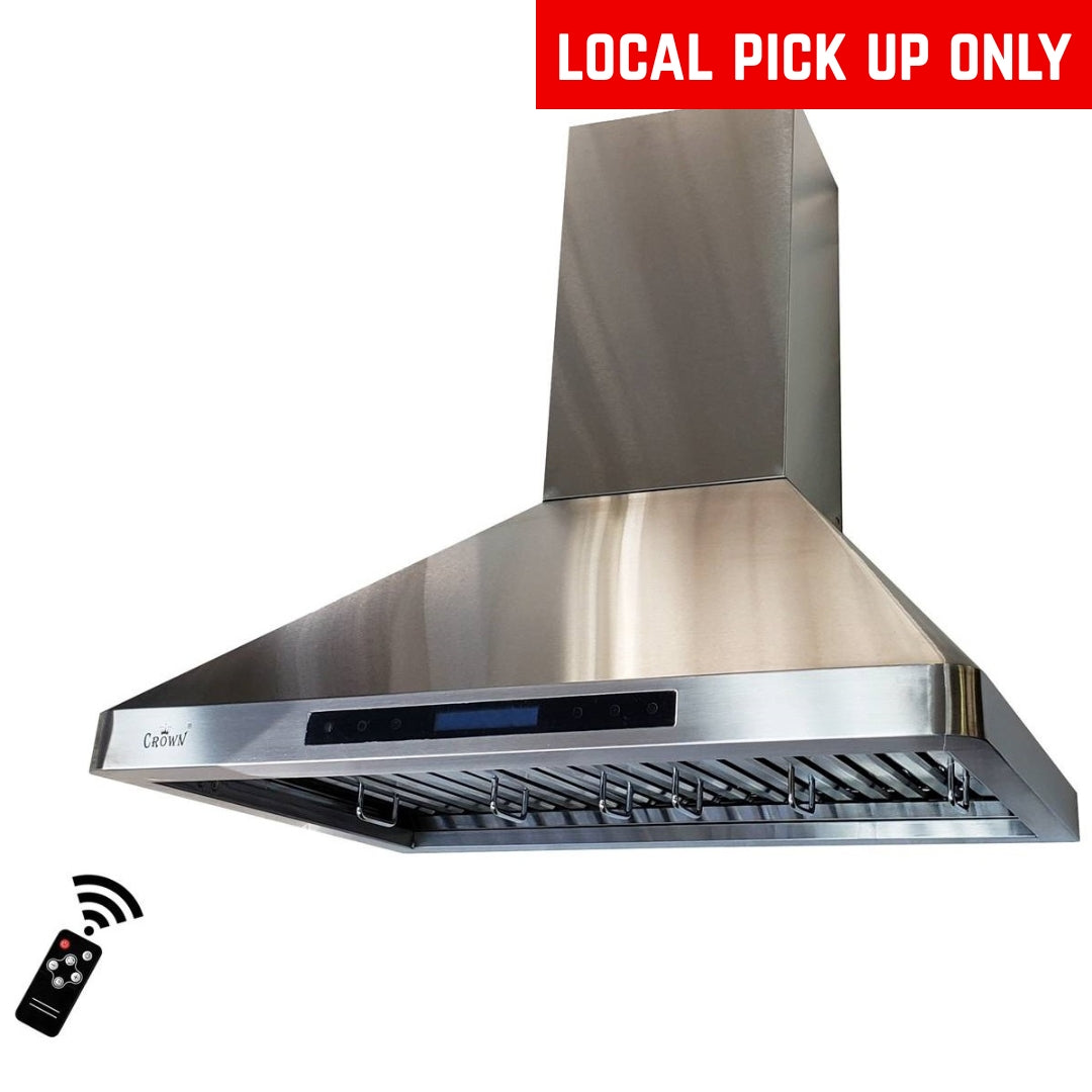 Hotte de cuisine murale en acier inoxydable 30" 900 CFM PRO-B05/30