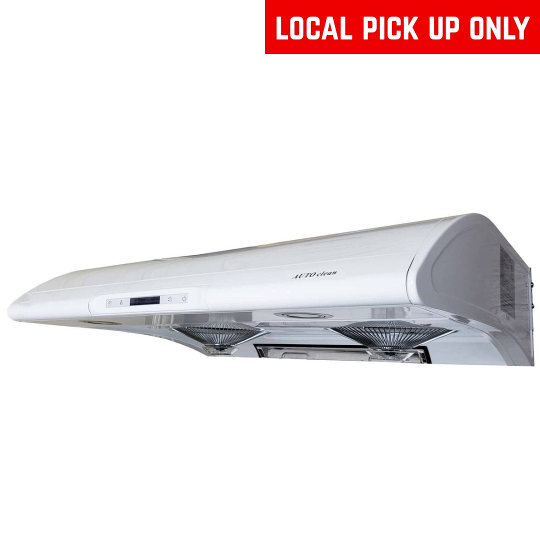 30 英寸自动清洁白色抽油烟机 PC-HAC/W