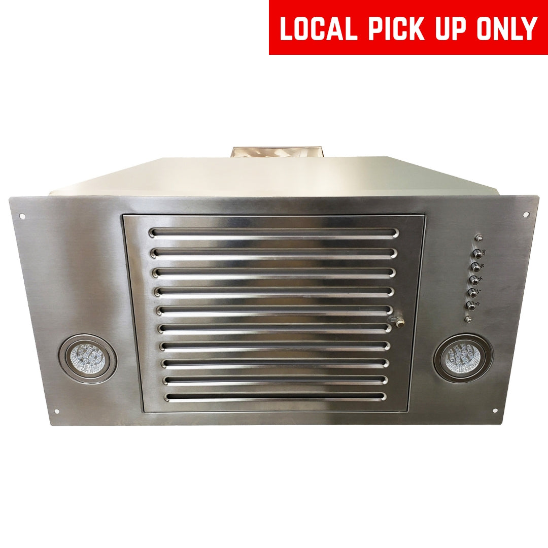 Hotte de cuisine professionnelle encastrable 24" 750 PCM PRO-INS24N1