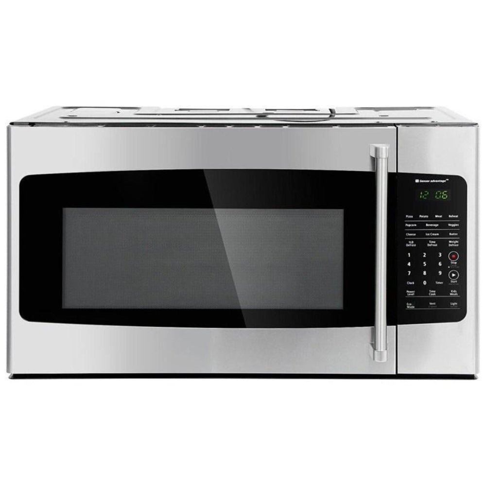 Crown 30 Inch Over-the-Range Microwave Oven with Smart Sensor Cooking, Stainless Steel, HOR3001