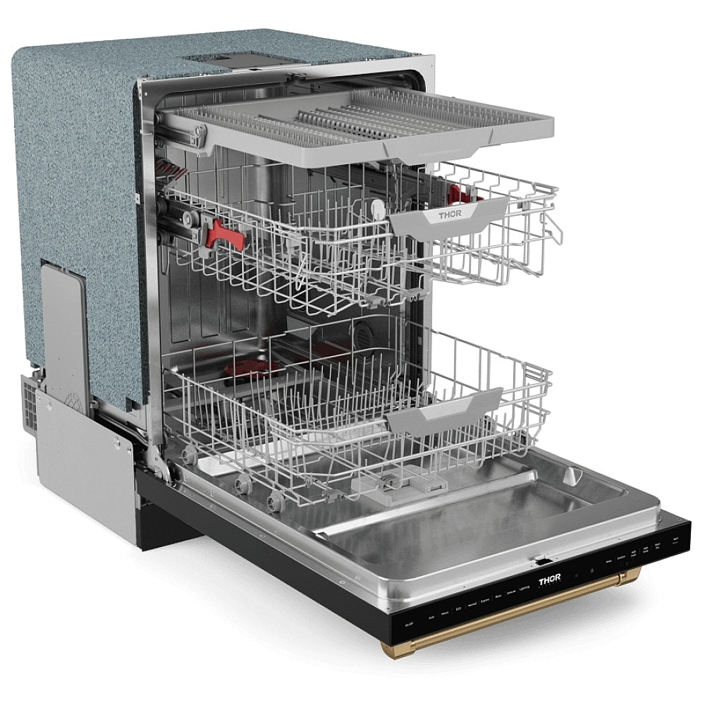 Thor Kitchen 24 Inch Dishwasher Matte Black/Bronze - Gordon Ramsay Series DW24X8BA00-BRZ