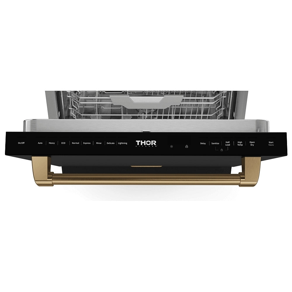 Thor Kitchen 24 Inch Dishwasher Matte Black/Bronze - Gordon Ramsay Series DW24X8BA00-BRZ