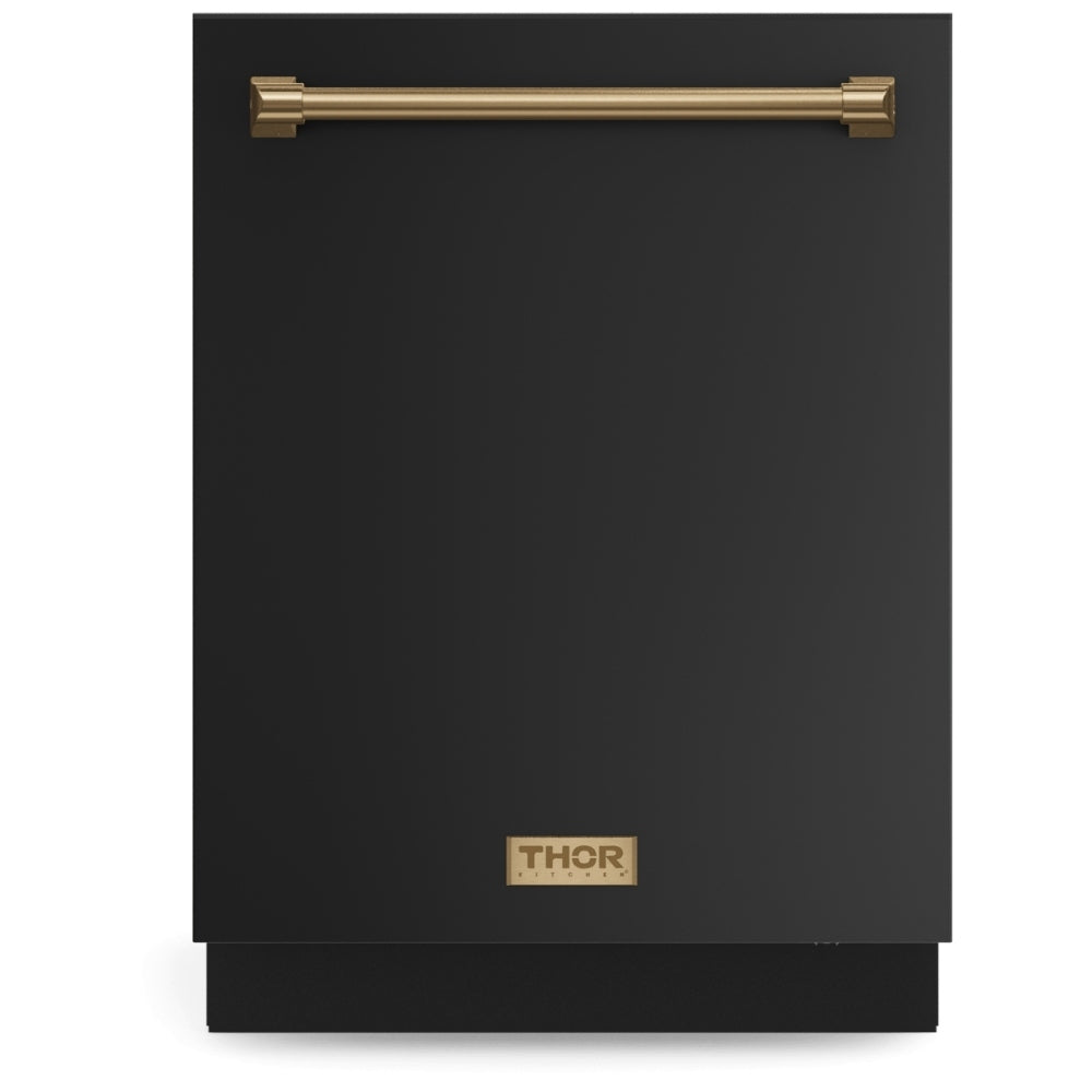 Thor Kitchen 24 Inch Dishwasher Matte Black/Bronze - Gordon Ramsay Series DW24X8BA00-BRZ