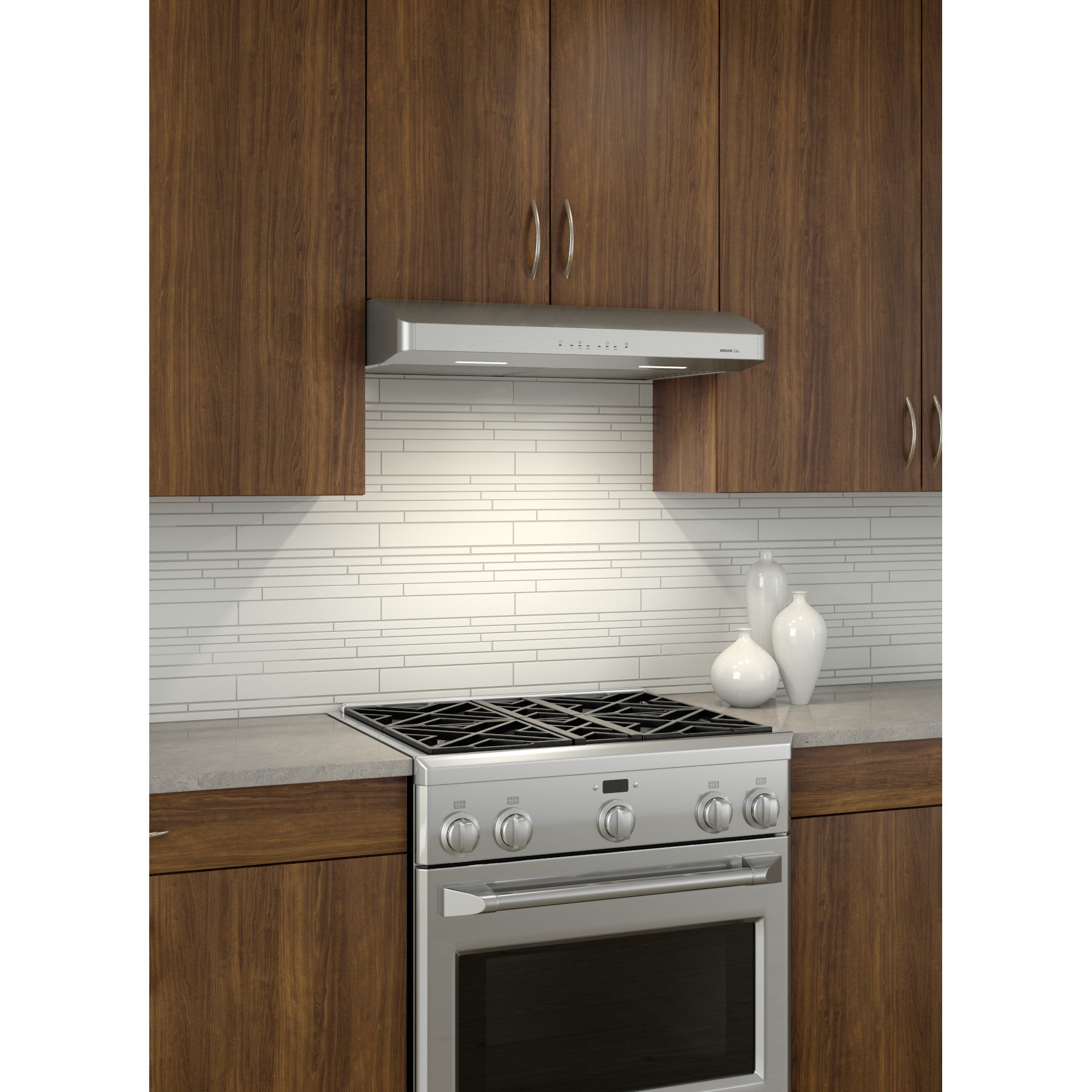 Broan 30 Inch 600 CFM Under Cabinet Range Hood ERLE130SS  - Open Box (NEW)