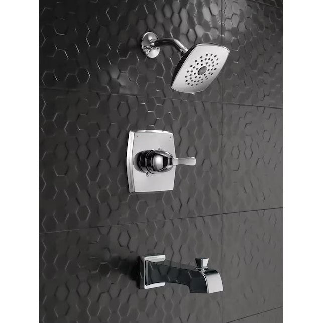 Delta Flynn Chrome Single-Handle Bathtub and Shower Faucet 144768C