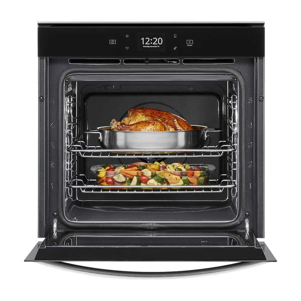 Whirlpool 24" 2.9 Cu. Ft. Convection Wall Oven Stainless Steel WOS52EM4AS