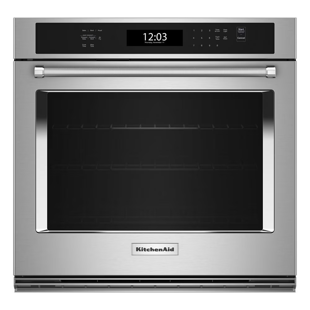 KitchenAid 30" Single Wall Oven Stainless Steel Black (KOSE500EBS)