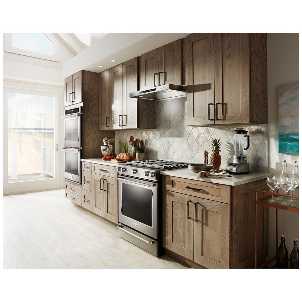 KitchenAid 36 Inch 400 CFM Under Cabinet Range Hood KVUB406GSS