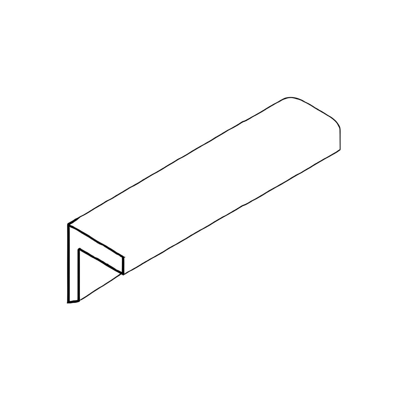 LM Matte Grey L-Shape Moulding - RenoShop