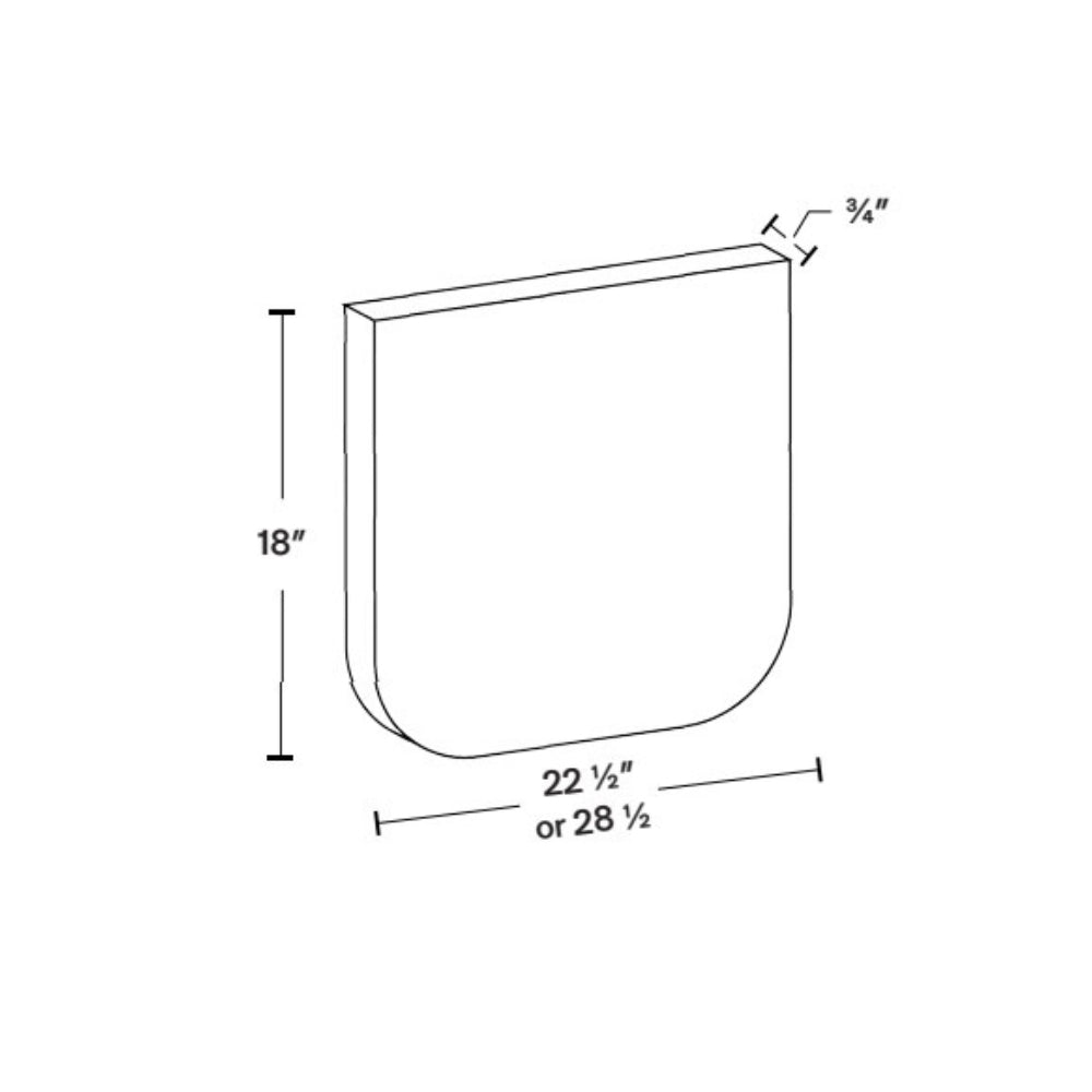 M24 Grey Shaker Microwave Wall Panel