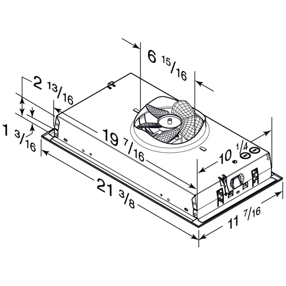 Broan 21 Inch 300 CFM Insert Range Hood PM300SS