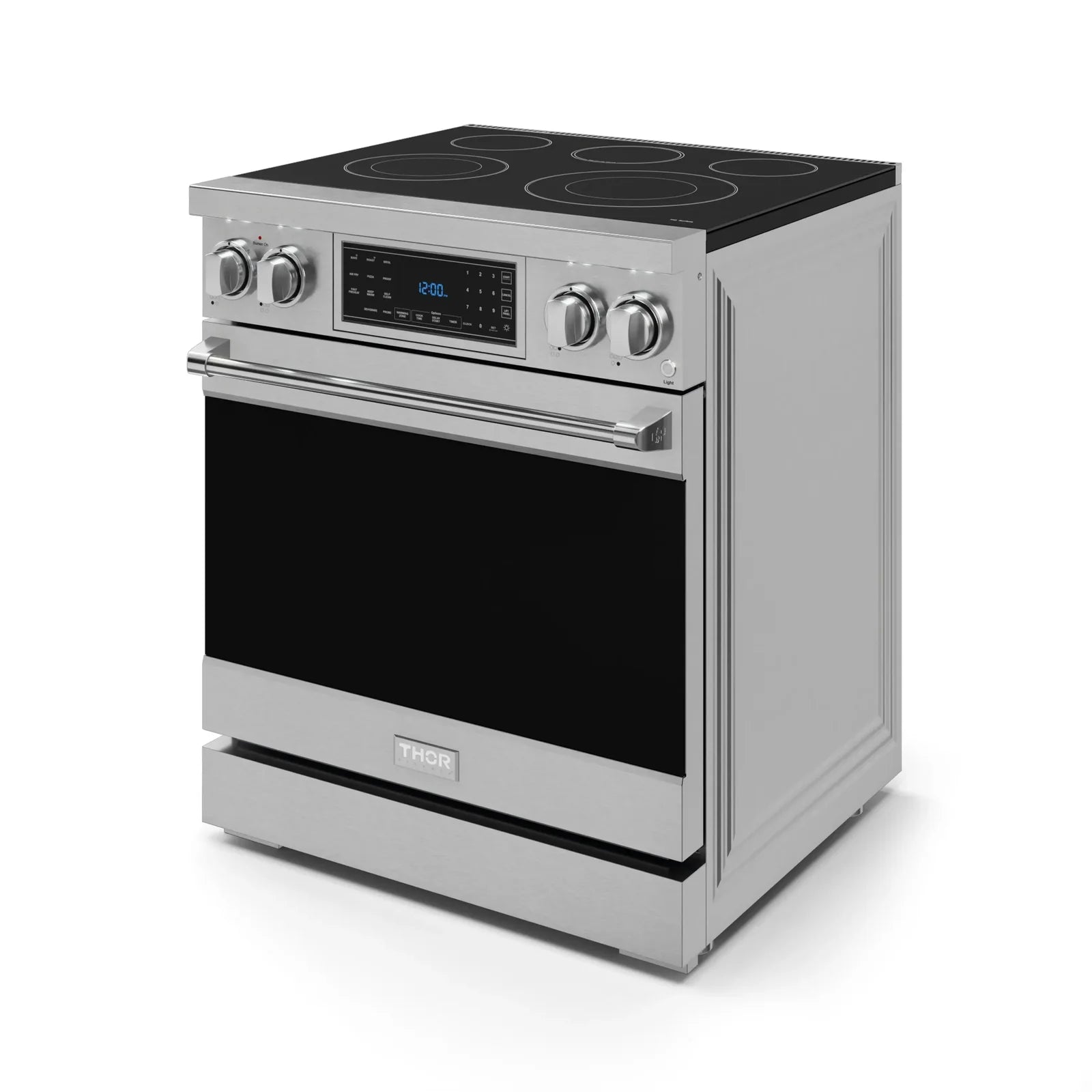 Thor Kitchen Gordon Ramsay Series 30-Inch Professional Electric Range with Tilt Panel Touch Control in Stainless Steel RSE30