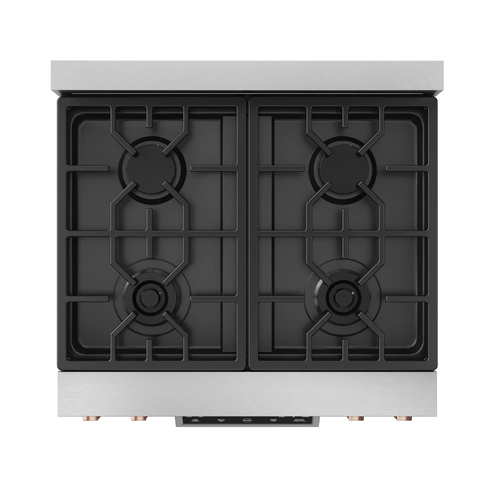 Thor Kitchen Gordon Ramsay Series 30-Inch Professional Liquid Propane/Gas Range with Tilt Panel Touch Control in Stainless Steel with Rose Gold Trim RSG30-RSG/RSG30LP-RSG