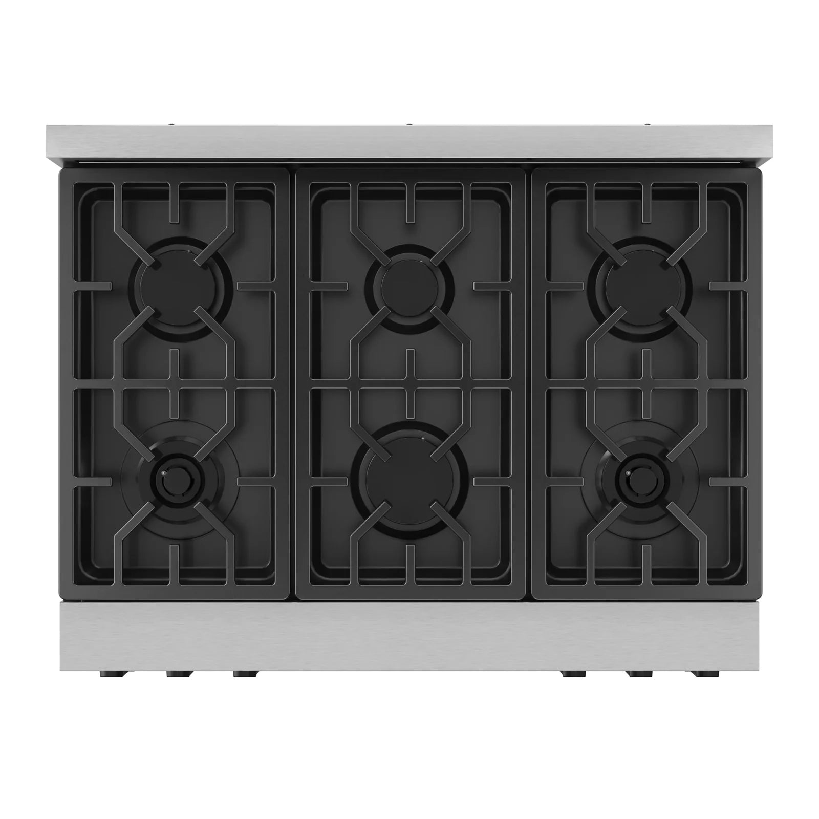 Thor Kitchen Gordon Ramsay Series 36-Inch Professional Liquid Propane/Gas Range with Tilt Panel Touch Control in Stainless Steel with Black Trim RSG36-BLK/RSG36LP-BLK