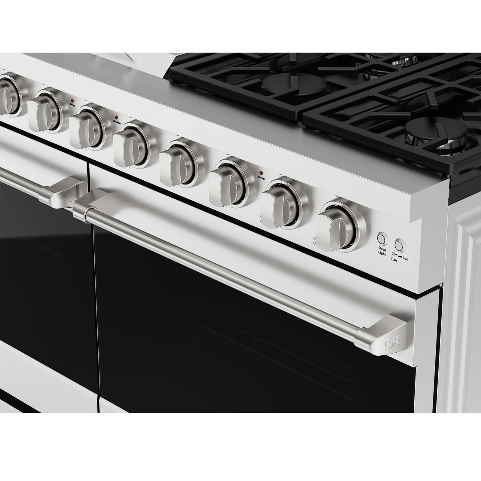 Thor Kitchen Gordon Ramsay Series 48-Inch Professional Liquid Propane/Gas Range with Double Oven in Stainless Steel RSG48E-RSG48ELP