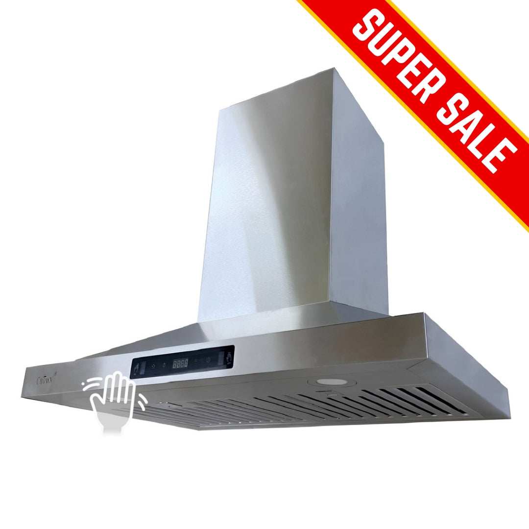 Crown 36 Inch 900 CFM Wall Mount Range Hood PRO-B09/36