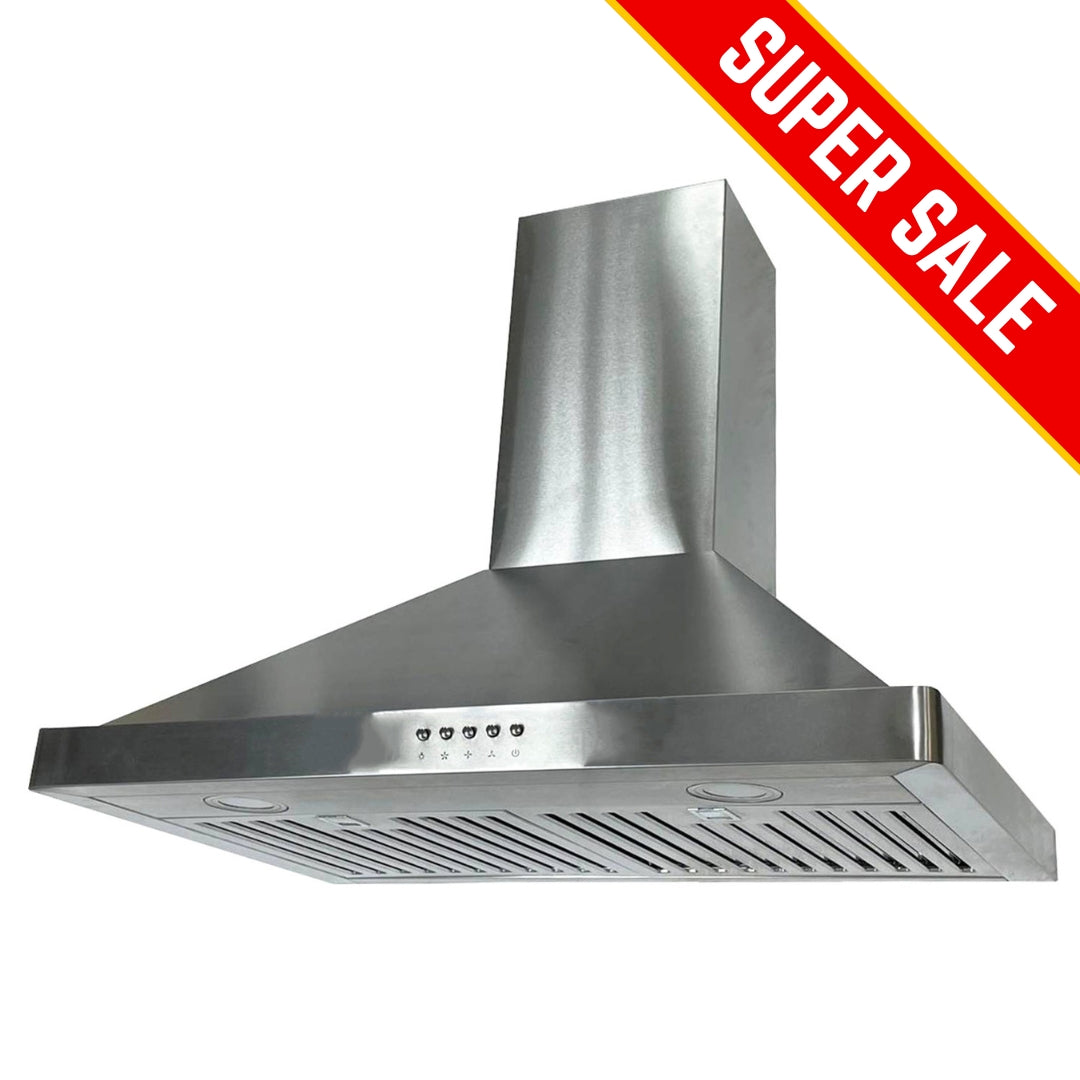 Novel 30 Inch 800 CFM Wall Mount Range Hood EURO-NWB01