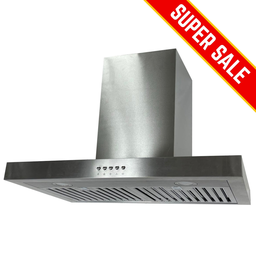 Hotte murale en acier inoxydable 30" 800 CFM EURO-NWZ01