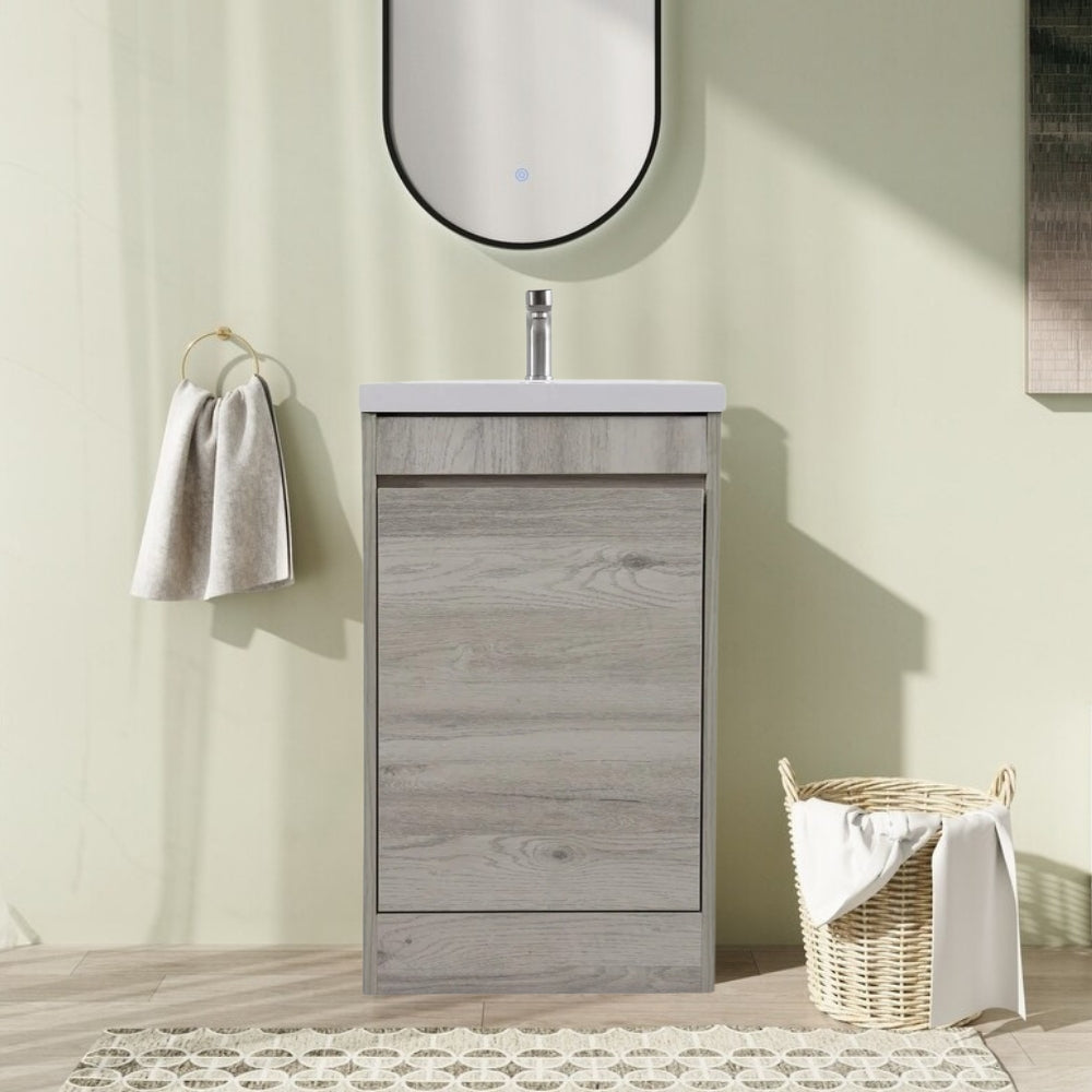 20"x14" Powder Room Vanity With Single Sink and Storage - SV2014