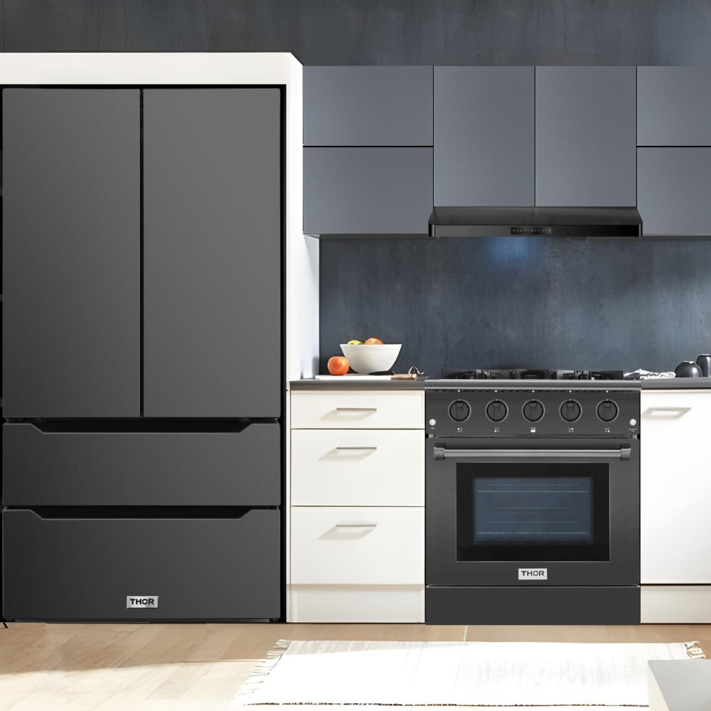 Thor kitchen Black Stainless Steel Appliances Package