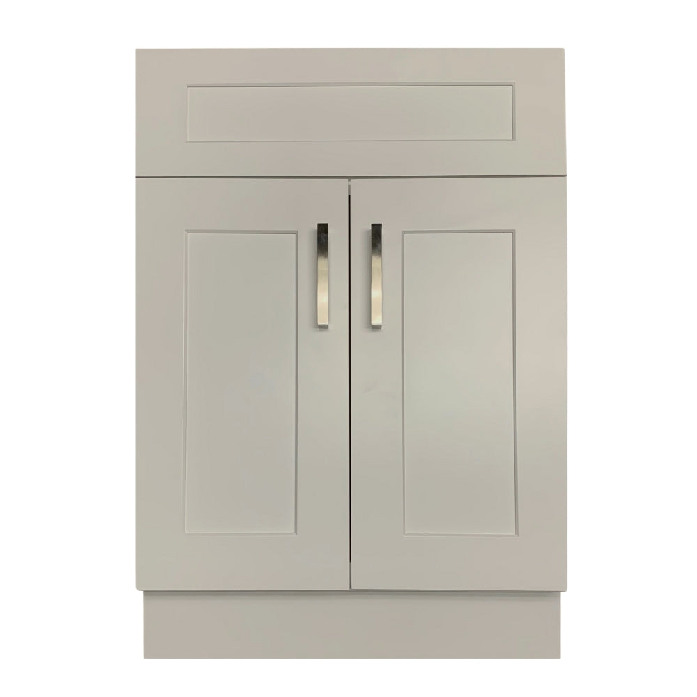 Crown VSB24 24 inch Solid Wood Bathroom Vanity with Quartz Top & Sink - RenoShop
