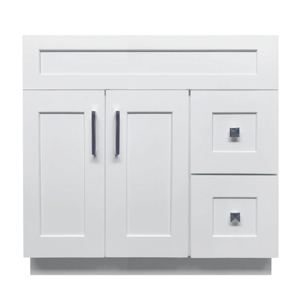 36 inch Solid Wood Bathroom Vanity Cabinet Only VSD36R