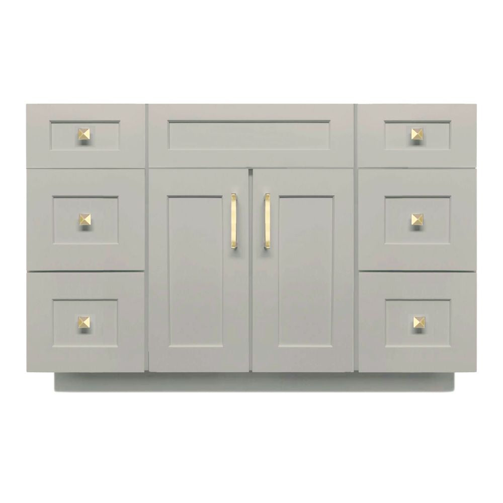 54 inch Solid Wood Bathroom Vanity Cabinet Only VSD54