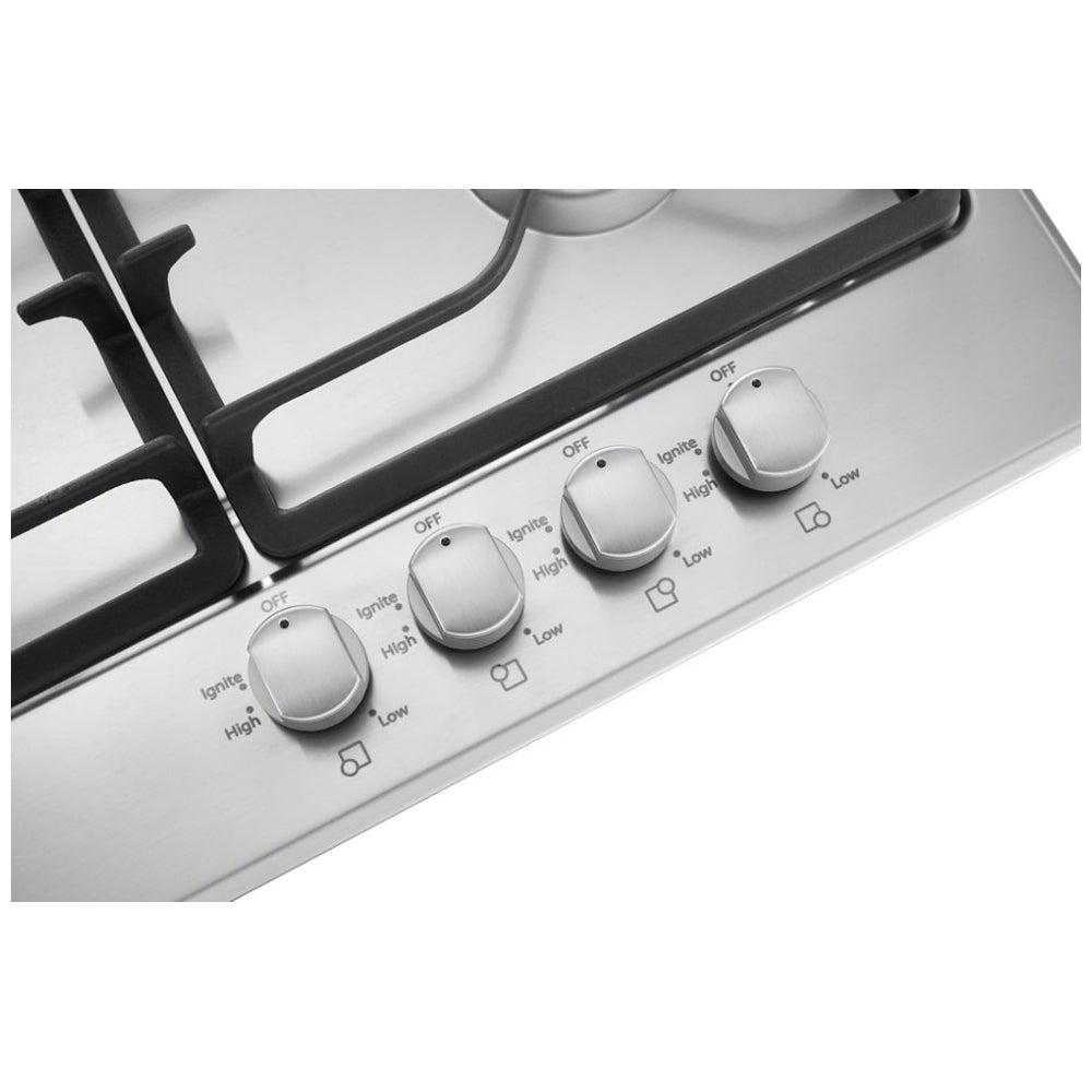 Whirlpool 24" Gas Cooktop in Stainless Steel