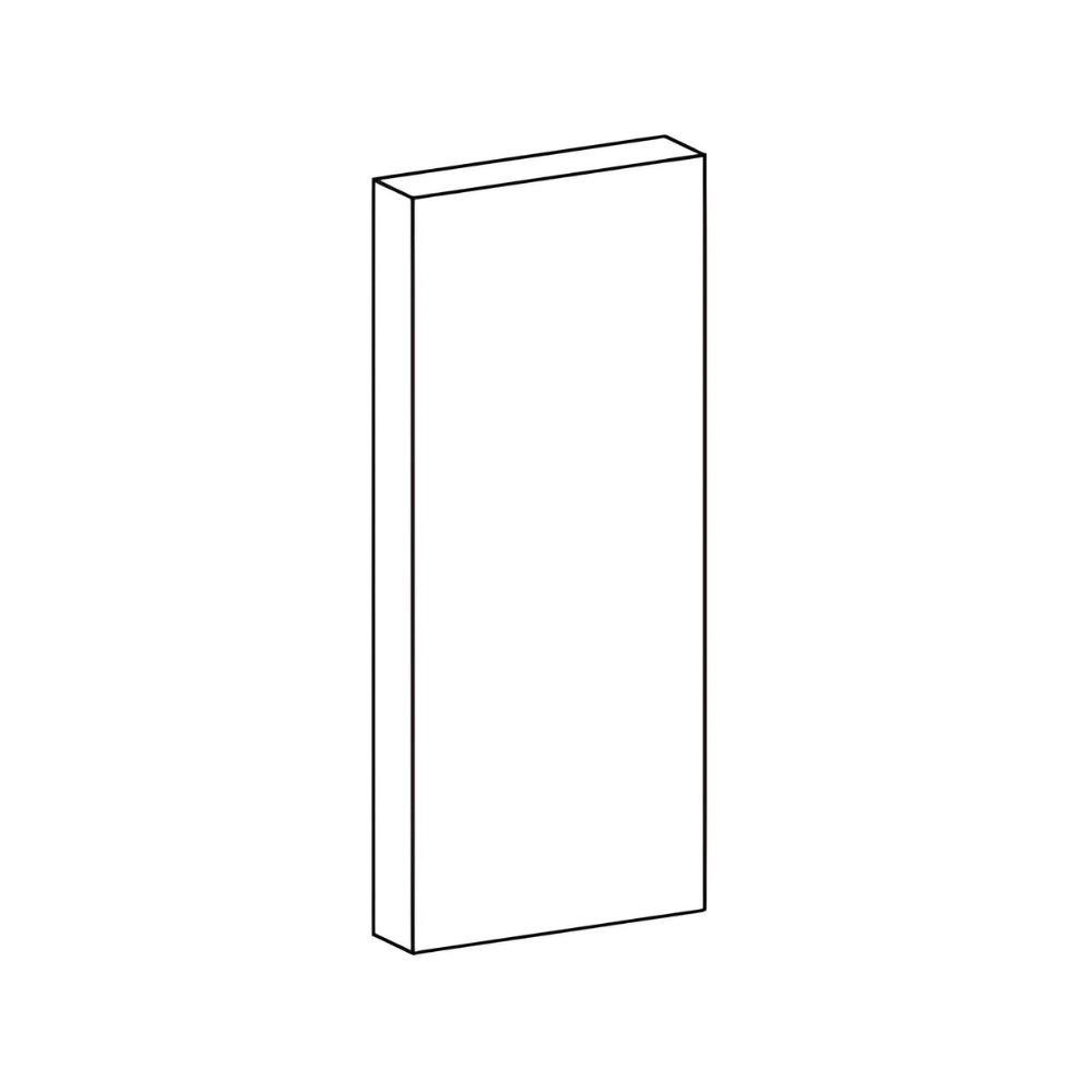 WEP30 Grey Shaker Wall End Panel