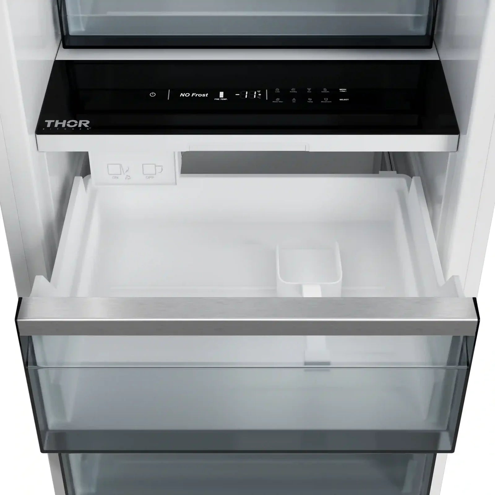 Thor Kitchen 24-Inch Built-In Freezer Column Panel Ready in Stainless Steel - XRF24CFZ-SS