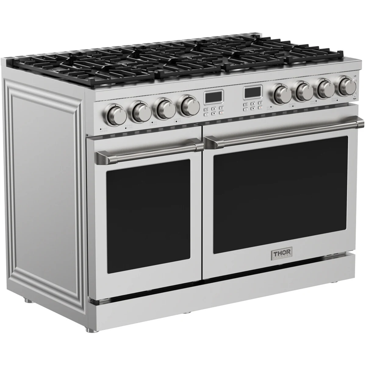 Thor Kitchen 48-Inch Natural Gas Range with 6.8 cu. ft. Convection Oven ARG48