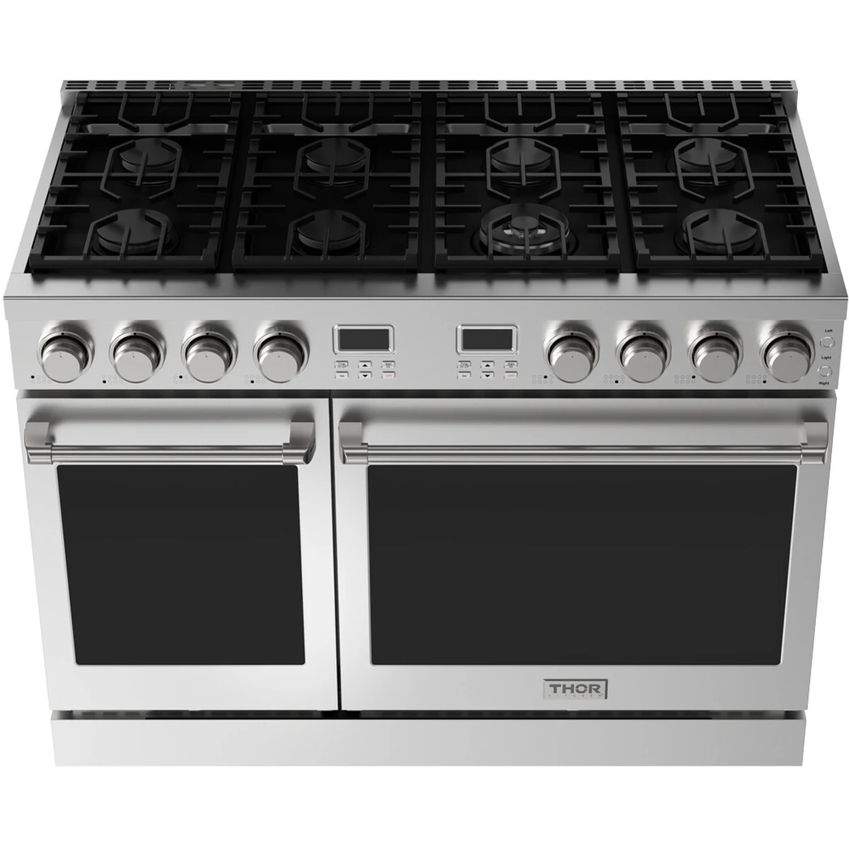 Thor Kitchen 48-Inch Natural Gas Range with 6.8 cu. ft. Convection Oven ARG48