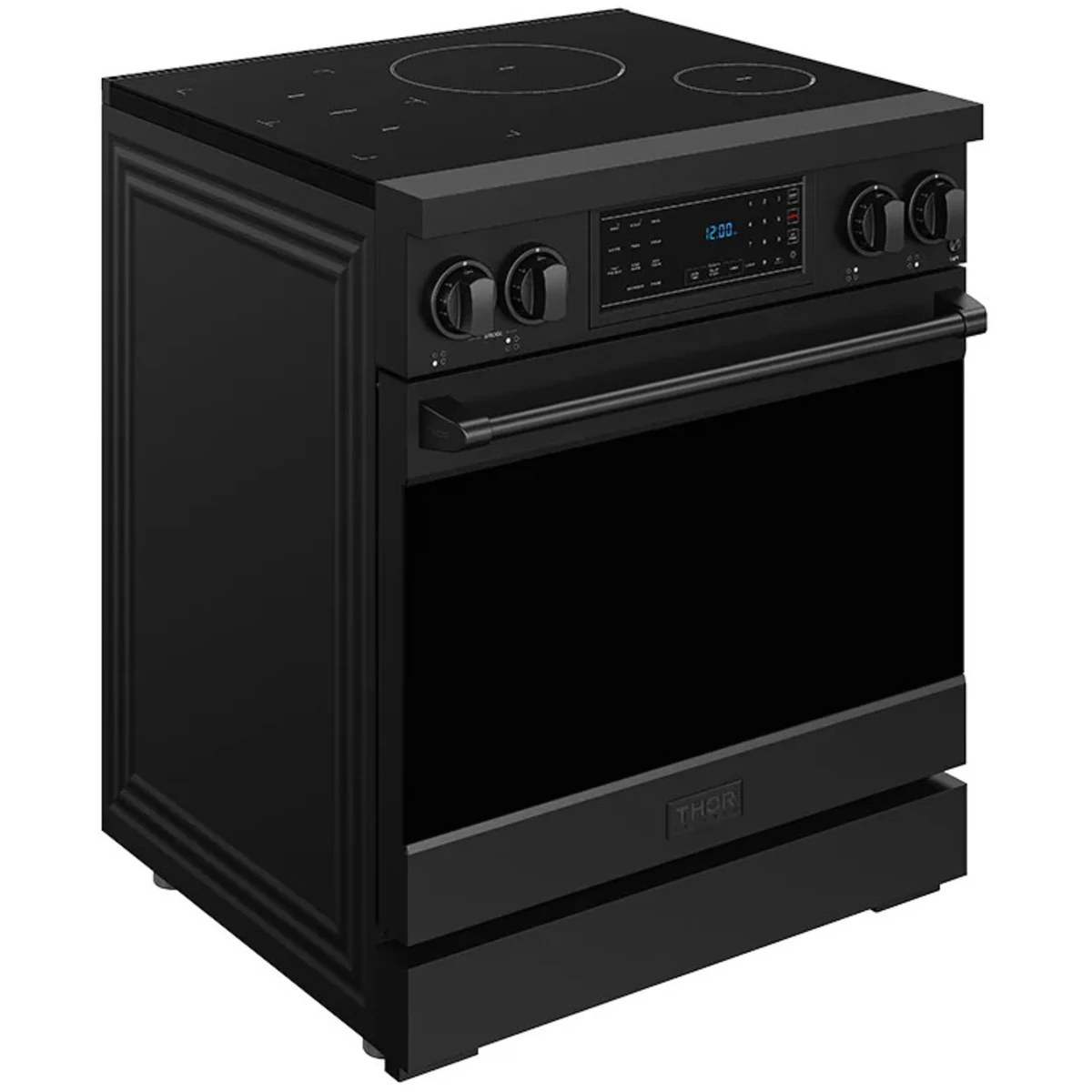 Gordon Ramsay by Thor Kitchen 30-Inch Professional Induction Range with Tilt Panel Touch Control in Black RSI30B