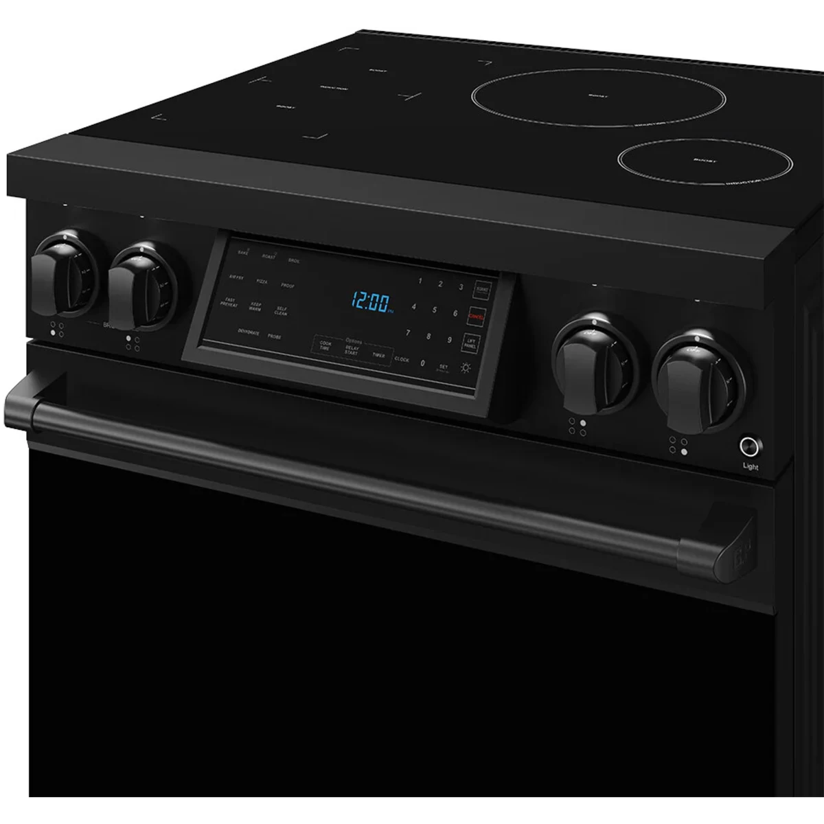 Gordon Ramsay by Thor Kitchen 30-Inch Professional Induction Range with Tilt Panel Touch Control in Black RSI30B