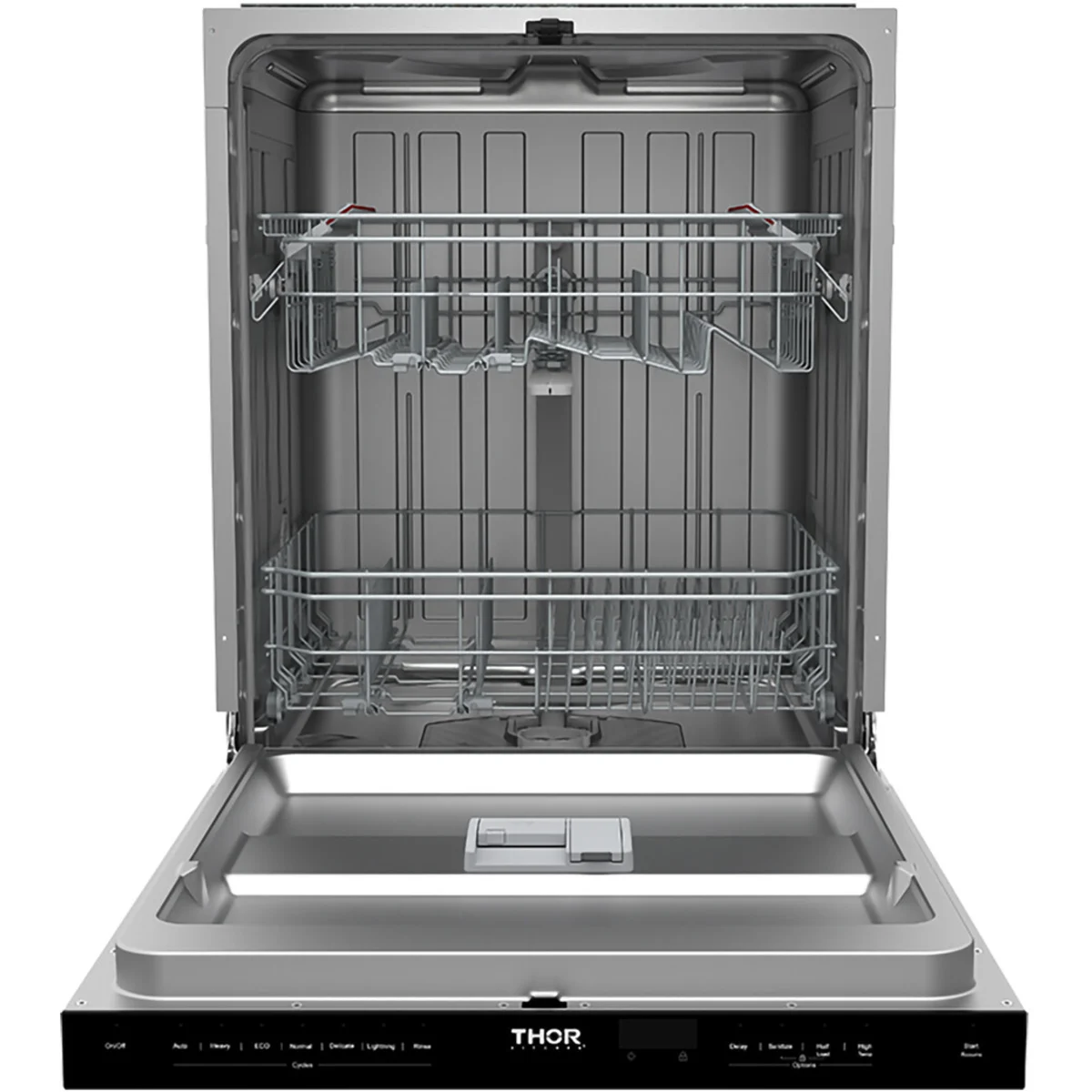 Thor Kitchen 24-Inch Built-In Dishwasher with 7 Cycles and Pocket Handle in Stainless Steel TDW24PT