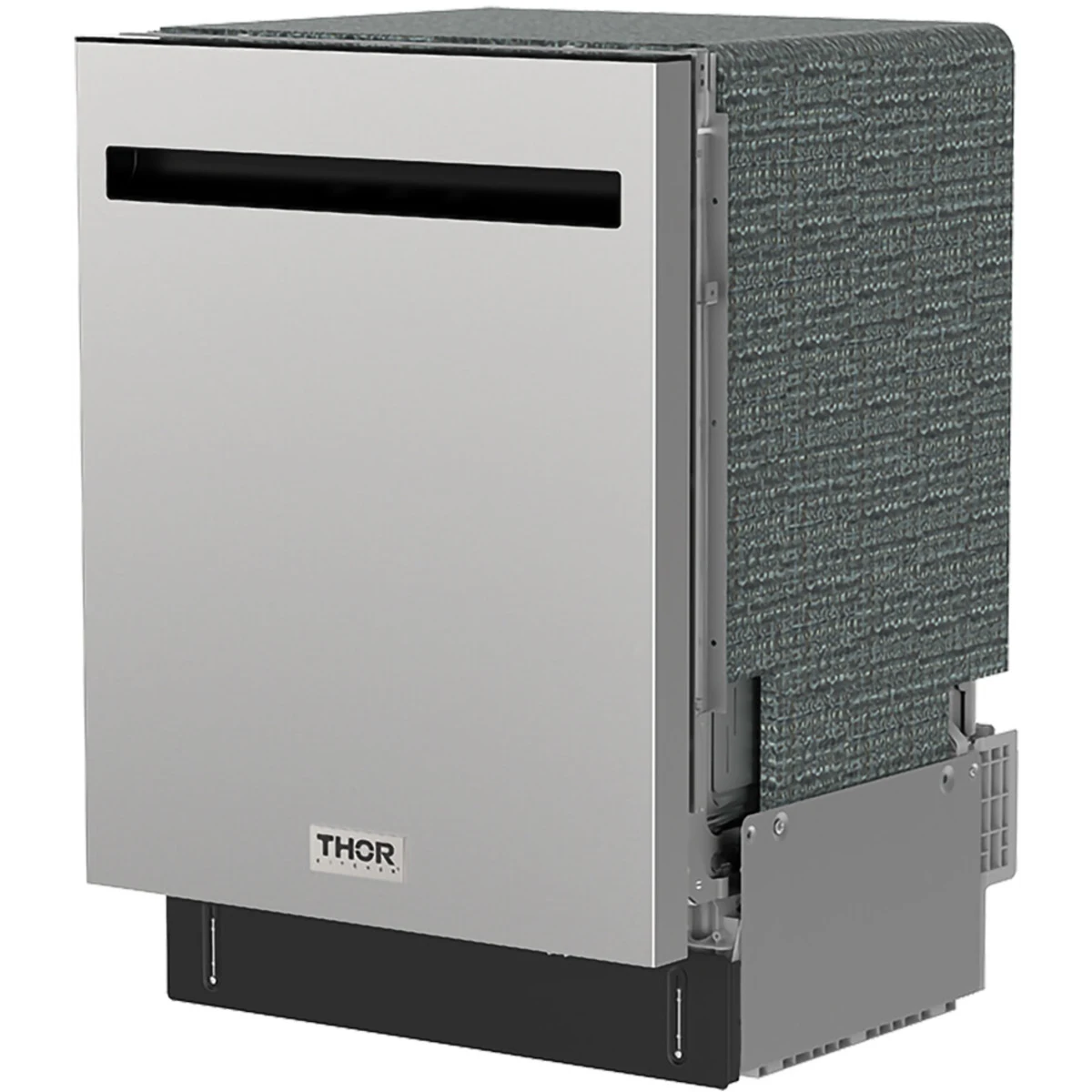 Thor Kitchen 24-Inch Built-In Dishwasher with 7 Cycles and Pocket Handle in Stainless Steel TDW24PT