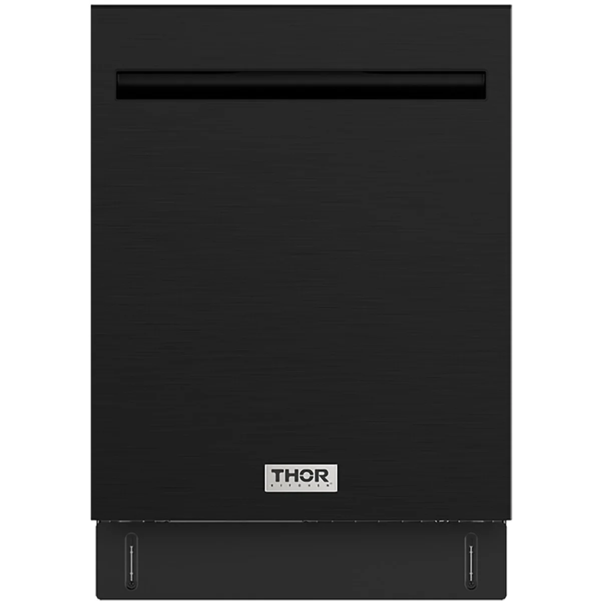 Thor Kitchen 24-Inch Built-In Dishwasher with 7 Cycles and Pocket Handle in Black TDW24PTB